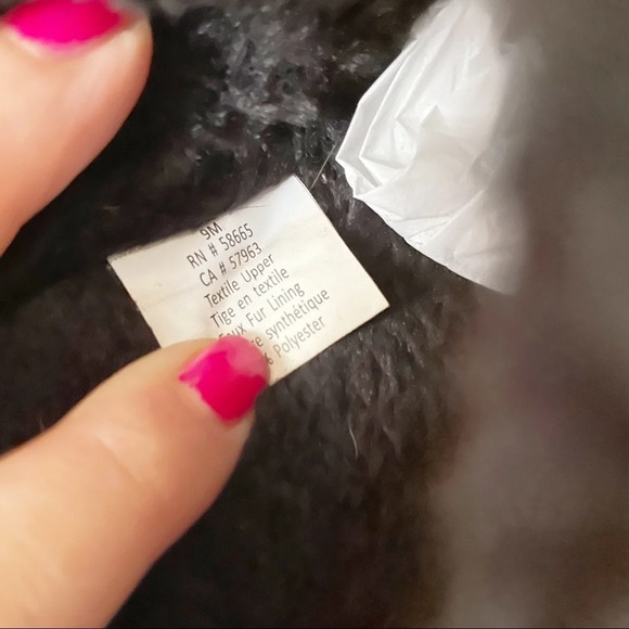 1901 Black Glitter Scuff Slippers size 9 - Picture 4 of 4